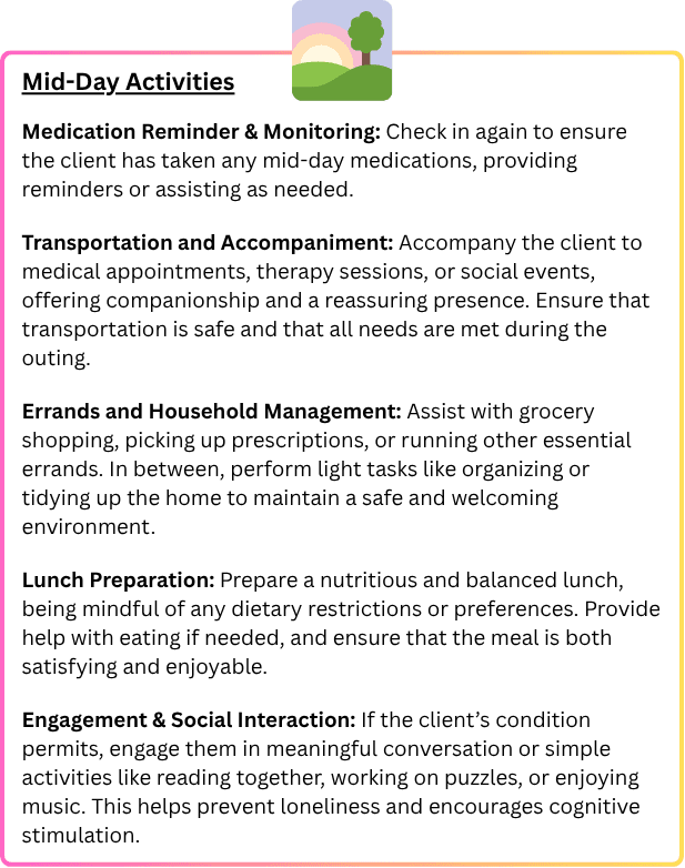 Colorful border around black background with icon.