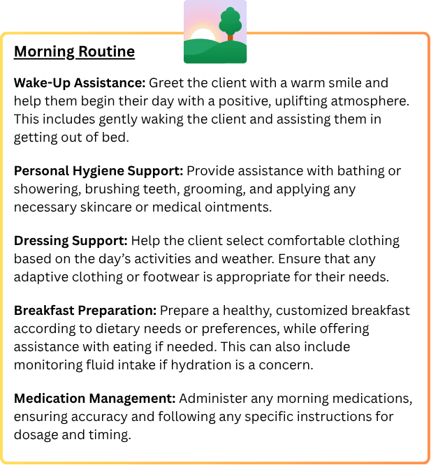 Colorful gradient frame with landscape icon.